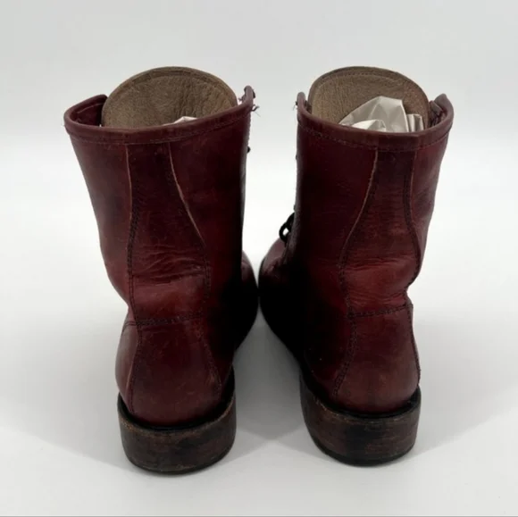 RARE Freebird by Steven Women's Size 8 Charlie Combat Boots Leather - Picture 9 of 14